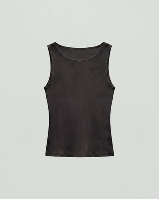SOFT PLEATS SHEER TANK