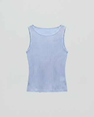 SOFT PLEATS SHEER TANK