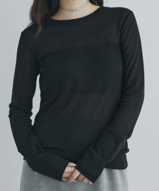 SHEER LONG TOPS