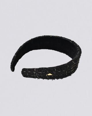 WIDE TWEED HEAD BAND