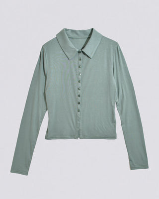 SLIM COLLAR CARDIGAN
