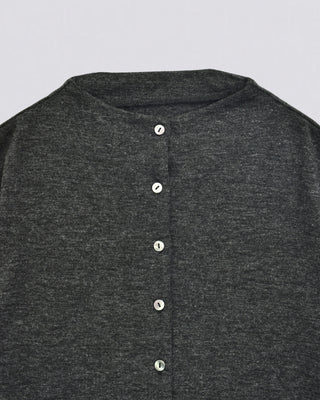 SMOOTH STAND NECK CARDIGAN