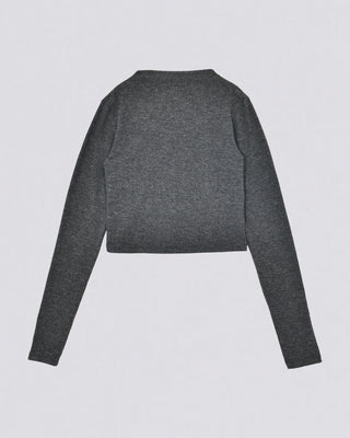 SMOOTH STAND NECK CARDIGAN