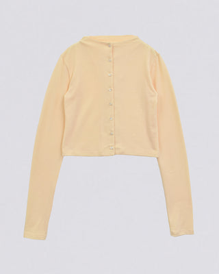 SMOOTH STAND NECK CARDIGAN