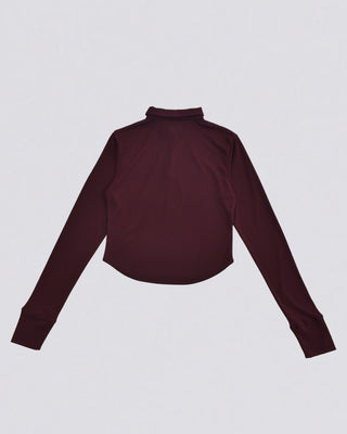 SLUB POLO COLLAR TOPS