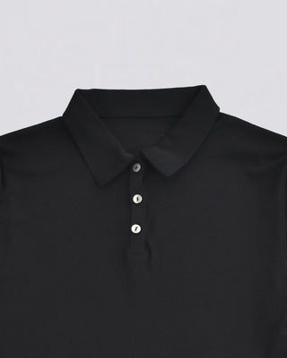 SLUB POLO COLLAR TOPS