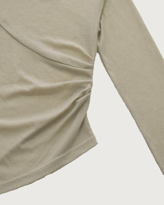 ONE SHOULDER DRAPE TOPS