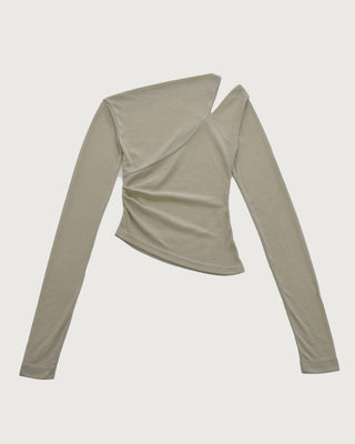 ONE SHOULDER DRAPE TOPS