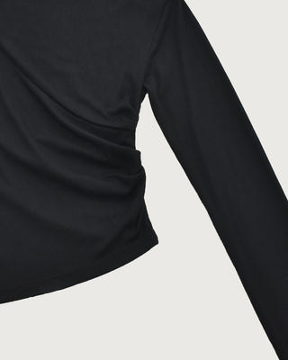 ONE SHOULDER DRAPE TOPS