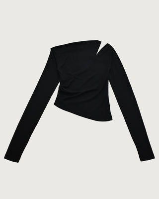 ONE SHOULDER DRAPE TOPS