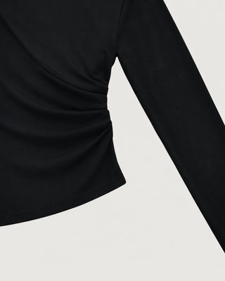 ONE SHOULDER DRAPE TOPS