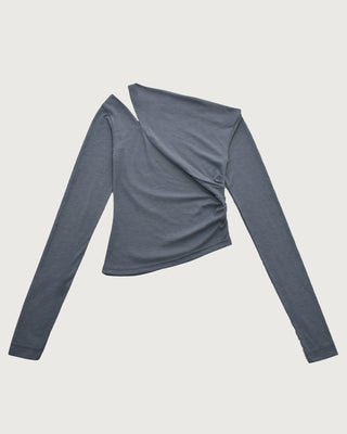 ONE SHOULDER DRAPE TOPS