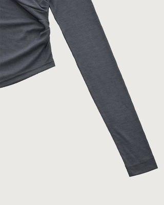 ONE SHOULDER DRAPE TOPS