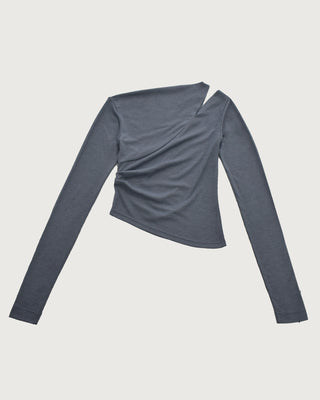 ONE SHOULDER DRAPE TOPS