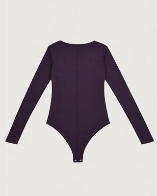 CONTRAST STITCH BODY SUIT