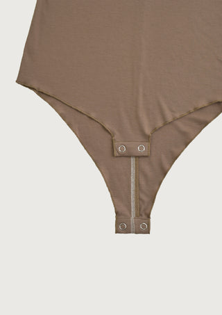 CONTRAST STITCH BODY SUIT