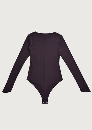 CONTRAST STITCH BODY SUIT