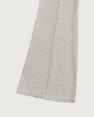 LACE TEXTURE FLARE PANTS