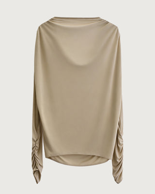 AIRY DRAPE SHEER TOPS