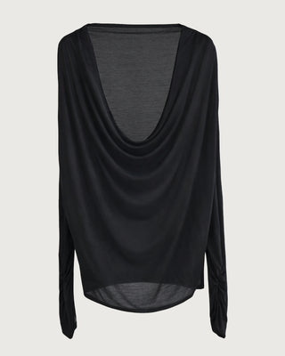 AIRY DRAPE SHEER TOPS