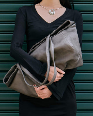 FAUX LEATHER VOYAGE BAG