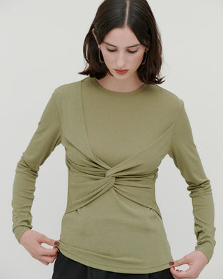SLUB TWIST TOPS