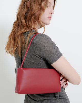 2WAY LEATHER SQUARE BAG