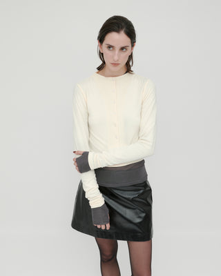 SHEER STRETCH TULLE TOPS