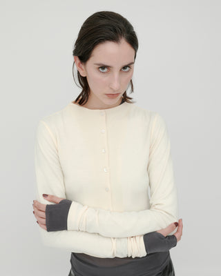 SHEER STRETCH TULLE TOPS