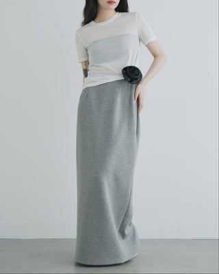 CUT TIGHT SKIRT