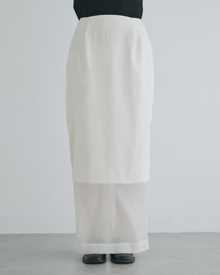 SHEER CUT TIGHT SKIRT