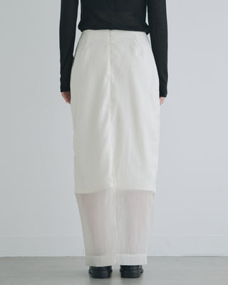 SHEER CUT TIGHT SKIRT