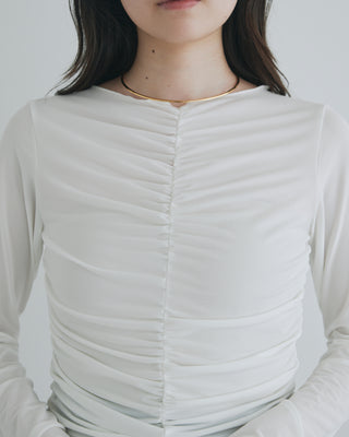 MOIST GATHER LONG TEE