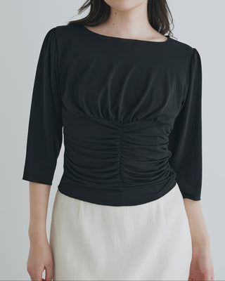 MOIST GATHER BUSTIER TEE