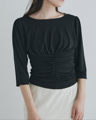 MOIST GATHER BUSTIER TEE