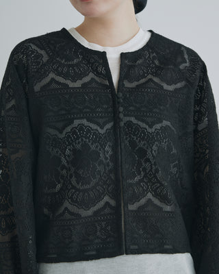 LACE VOLUMESLEEVE BLOUSE