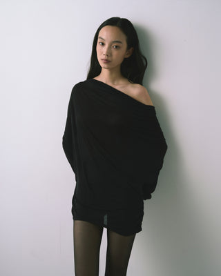 AIRY DRAPE SHEER TOPS