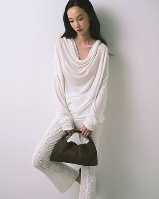 AIRY DRAPE SHEER TOPS