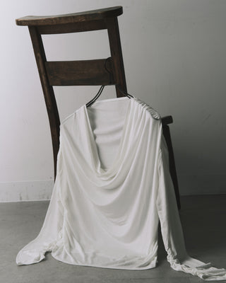 AIRY DRAPE SHEER TOPS