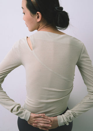 ONE SHOULDER DRAPE TOPS