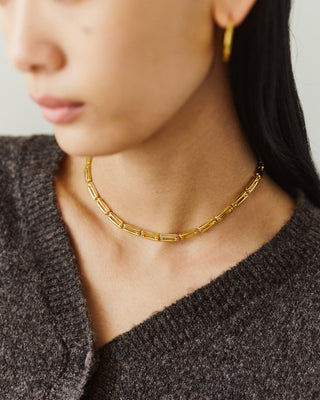 SQUARE LINK CHAIN NECKLACE
