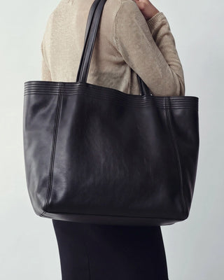 FAUX LEATHER VOYAGE BAG