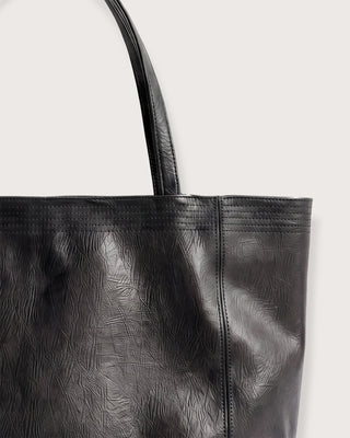 FAUX LEATHER VOYAGE BAG