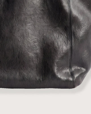 FAUX LEATHER VOYAGE BAG