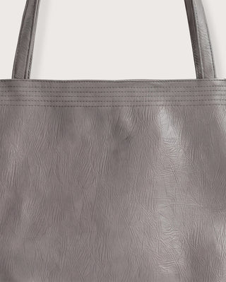 FAUX LEATHER VOYAGE BAG