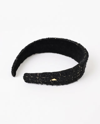 WIDE TWEED HEAD BAND