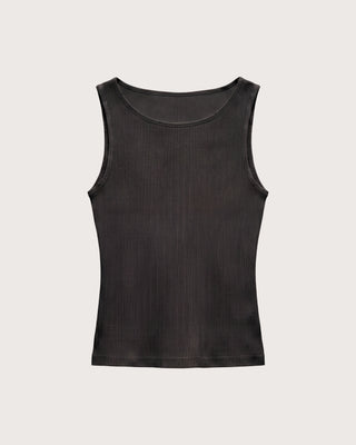 SOFT PLEATS SHEER TANK