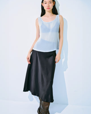 SOFT PLEATS SHEER TANK