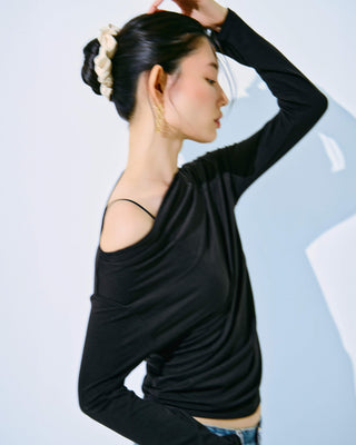 VEIL DRAPE TOPS