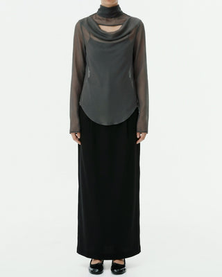 FLUID SHEER MOCKNECK TOPS